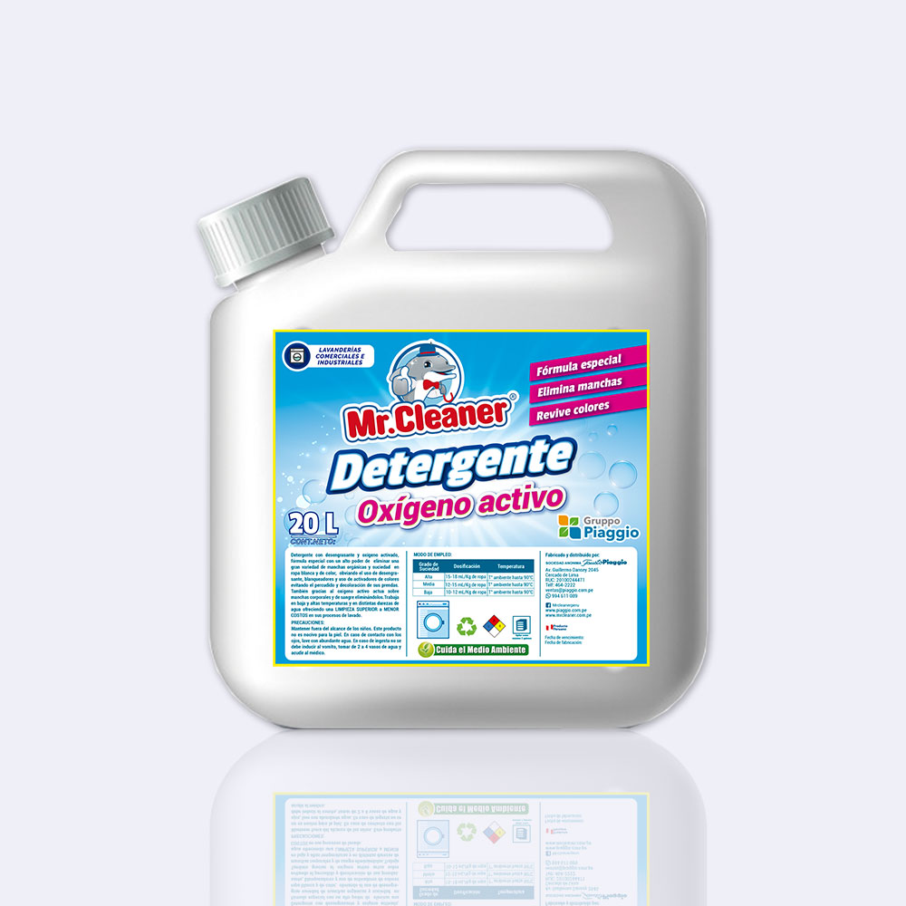 Oxígeno activo - Fábrica de detergentes DERMO